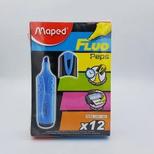 HIGHLIGHTER - MAPED - 12 PES - BLUE 3