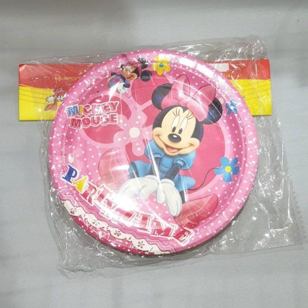 Mickey mouse rounded paper dishes - 12 pcs 1