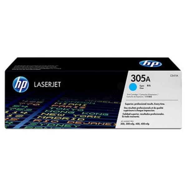 HP 305A Laser Toner- Cyan- CE411A 1