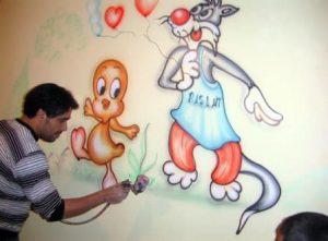 أستمتع بالشخبطة على الحيط 4