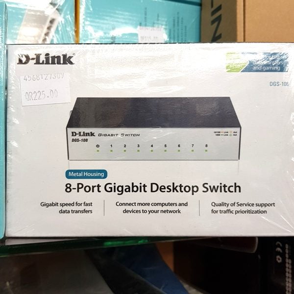 Switch Gigabit -D-Link DGS-108A 8port T Unmanaged 1