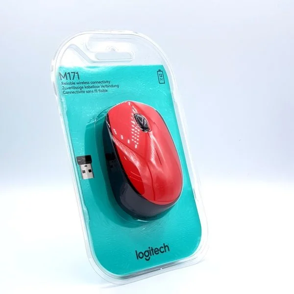 LOGITECH MOUSE WIRELESS M171 RED