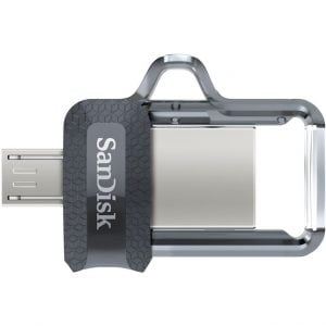 محرك الأقراص الثنائي Sandisk ULTRA DUAL DRIVE M3.0- 64GB 2 sandisk ulta dual drive