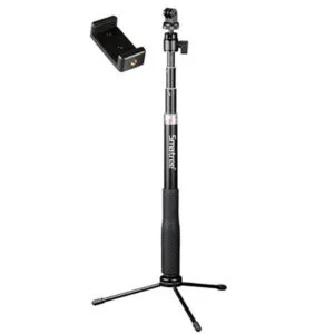 Smatree Extendable Selfie Stick 36.6'' with Tripod Stand for GoPro Hero and Phone 9 Smatree Extendable Selfie Stick