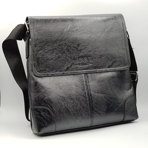 Cross body Bag - Men -Jeep - Black 4