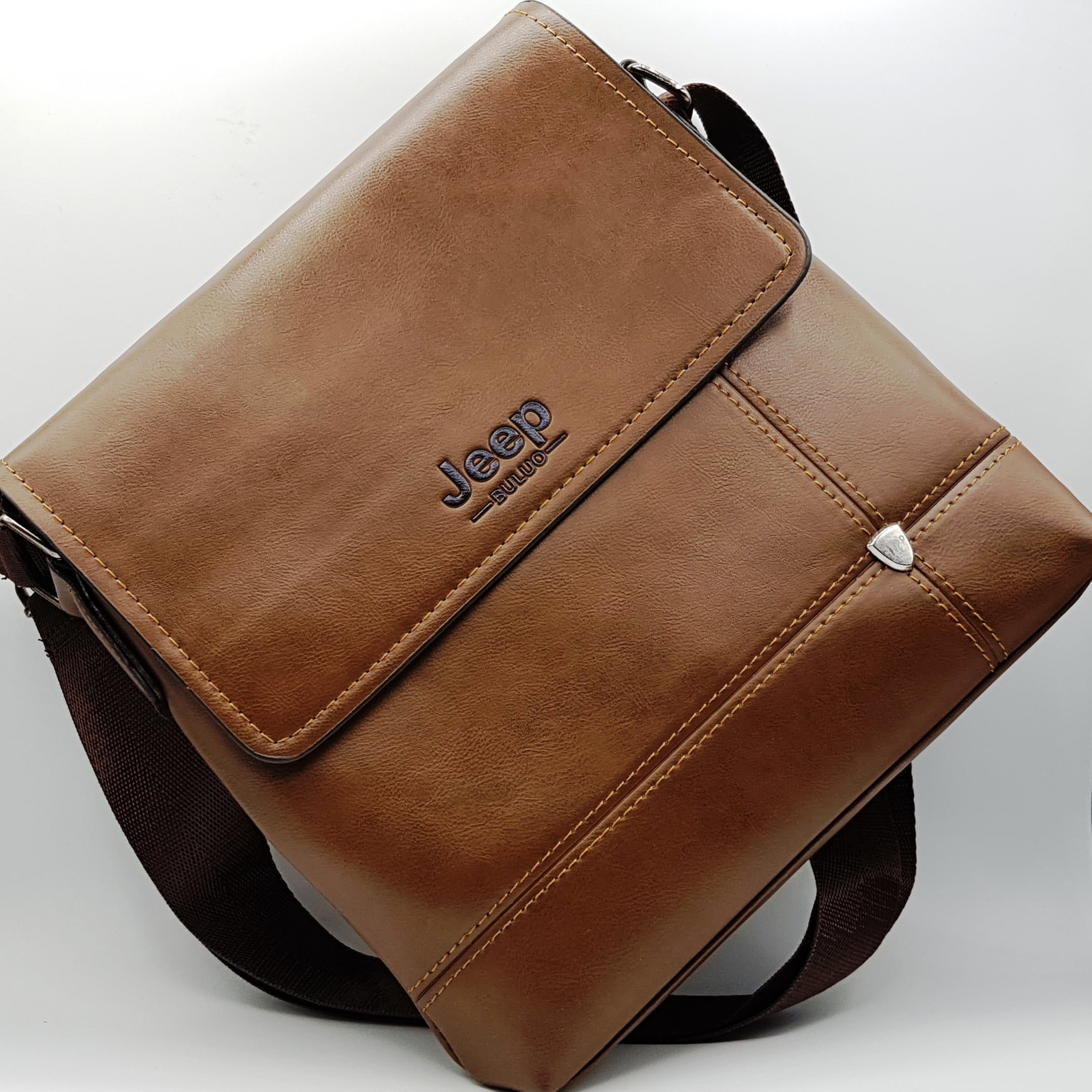 Cross body Bag For Men-Jeep - Brown » Bronze.qa - Online Shopping Qatar