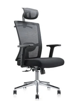 Swivel Chair- Black-GREY -MODEL NO- LA-8021H