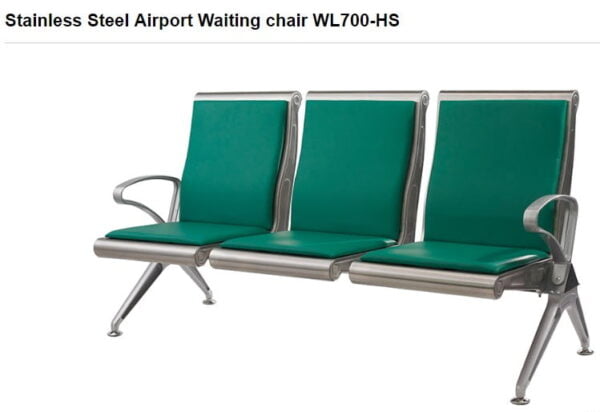 STAINLESS STEEL -Waiting Chair-WL700-HS 1