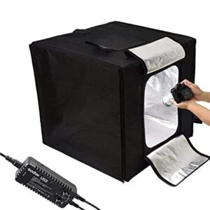 Mini Portable Photo Studio Led 40*40cm Lighting Box Kits for Photography- Black 12 studio ستوديو