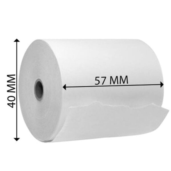 Thermal paper roll 40x57 for cash machine 1