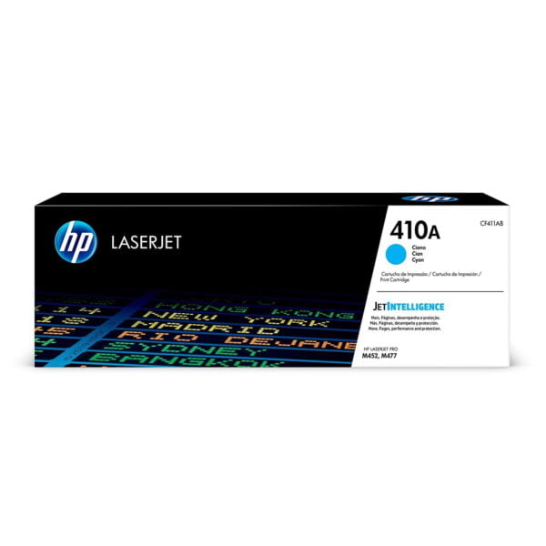 HP 410A (CF411A) Cyan Original LaserJet Toner Cartridge 1