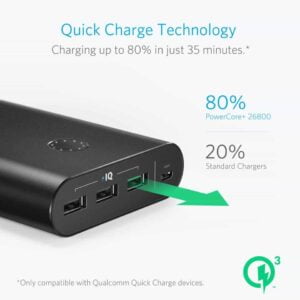 Anker Power Bank PowerCore+ 26800mAh - B1374K11 - Black 4 Anker Power Bank PowerCore+ 26800mAh - B1374K11 - Black 12