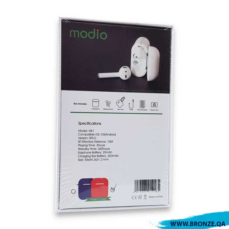 Modio ME1 Wireless Stereo Touch Sensor TWS Wireless Bluetooth Headset ...