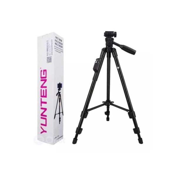 vct 5208 aluminum tripod phone tripod with bluetooth remote 1