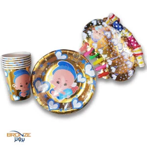 Birthday party supplies baby boy 6 sets- party supplies 9 لوازم حفلات اعياد الميلاد Birthday party supplies
