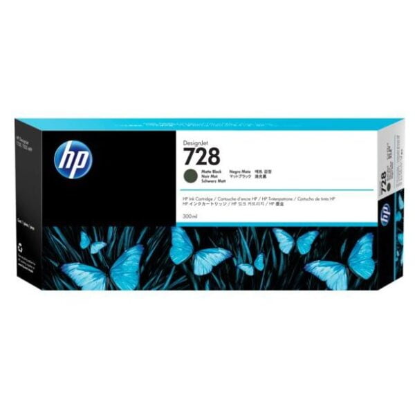 HP 728 300-Ml Matte Black