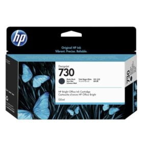 HP 730 130-ml Matte Black DesignJet Ink Cartridge 6 hp 730 130-ml matte black