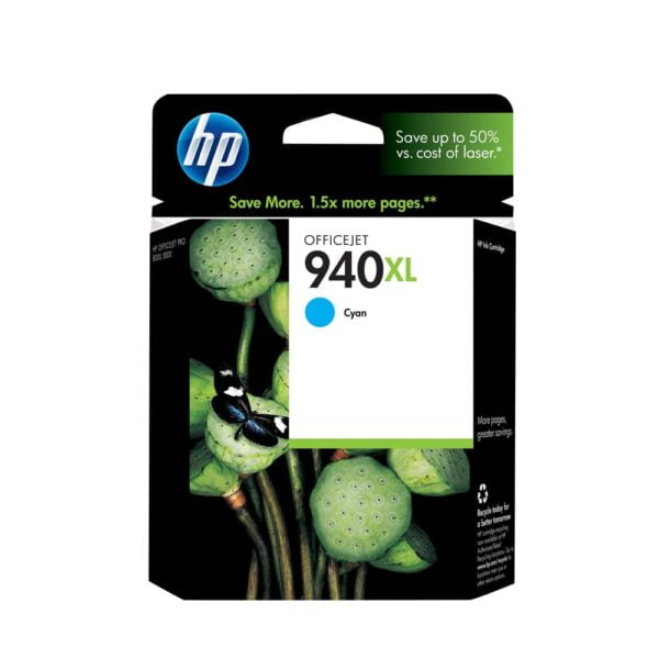 HP 940XL High Yield Cyan Original Ink Cartridge