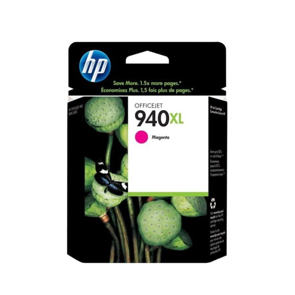 HP 940XL High Yield Magenta Original Ink Cartridge, C4908AN#140