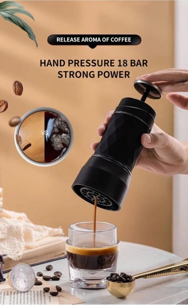SONIFER SF-3559 Handheld Capsule & Powder Coffee Maker 9