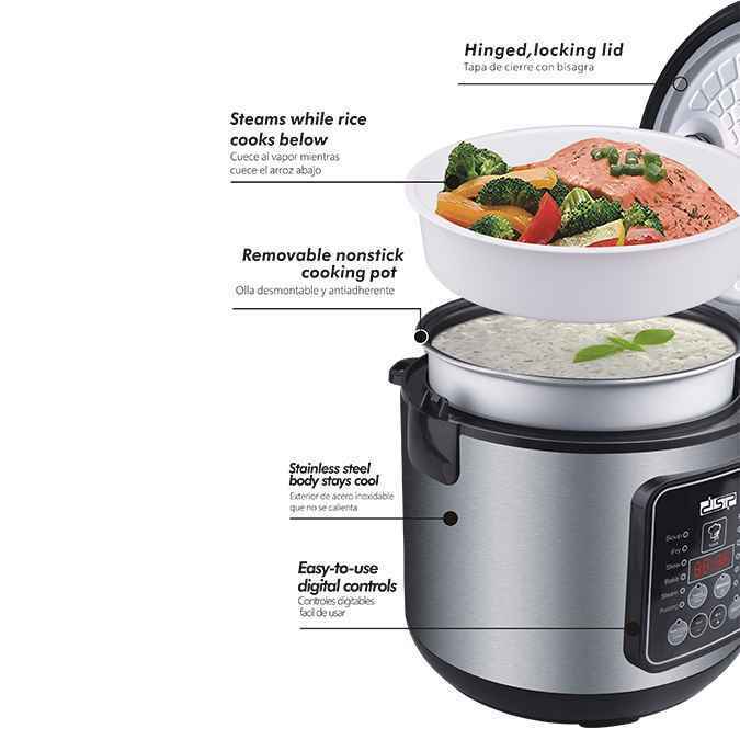 SUPER DSP MULTI COOKER 5.0L 700W KB5004 » Bronze.qa Online Shopping Qatar