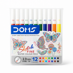 أقلام تلوين مائية – DOMS Sketch Fine (عدد 12 لون) 7 أقلام تلوين مائية – DOMS Sketch Fine (عدد 12 لون) 2