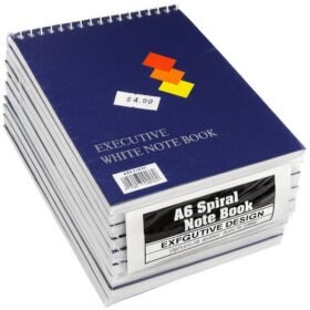 A6 Spiral Notebooks Pack – Executive Design (10 pcs) 4 كراسات سلك A6