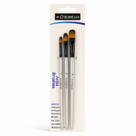 BOMEIJIA Artist Brush Set – 3 Pieces 1 فرش رسم