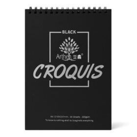 دفتر كروكي أسود - BLACK CROQUIS من Arthen 11 دفتر كروكي أسود - BLACK CROQUIS من Arthen 10